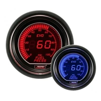 52mm Electrical 'Evo' Fuel Pressure Gauge - Amber/Blue