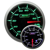 52mm Electrical 'Premium' Fuel Pressure Gauge - Green/White
