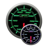 52mm 'Premium' Oil Temperature Gauge - Green/White - Fahrenheit