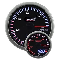 60mm Electrical 'JDM' Dual Display Volt Gauge - Amber/White