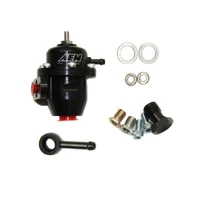 Adjustable Fuel Pressure Regulator. Black. Acura & Honda Offset Flange with 90 Degree Return Line Fitting