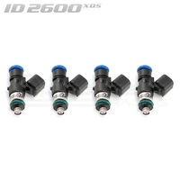 ID2600-XDS Injectors Set of 4. 34mm Length. 14mm Top O-Ring. 14mm Lower O-Ring