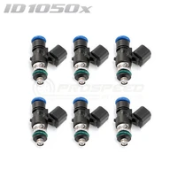 ID2600-XDS 34mm Injectors Set of 6 w/14mm Top & 14mm Lower O-Ring