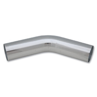4.5in OD T6061 Aluminum Mandrel Bend 45 Degree - Polished