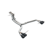 Touring Edition Exhaust System - Diamond Black 102mm Tips (Macan 15-18)