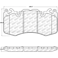 Street Select Brake Pads - Front (Range Rover Sport 10-17)