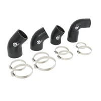 BladeRunner Intercooler Couplings + Clamps Kit - Factory Intercooler + aFe Tube (Mustang EcoBoost 2015+)