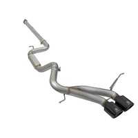Takeda 3" 304 Stainless Steel Cat-Back Exhaust System (Focus ST EcoBoost 13-18)