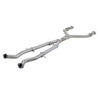 Takeda Y-Pipe 2-1/2" to 3" 304 Stainless Steel Exhaust System (Infiniti Q50/Q60 2014+) 