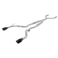 Takeda 2-1/2" 304 Stainless Steel Cat-Back Exhaust System (Infiniti Q60 2017+)