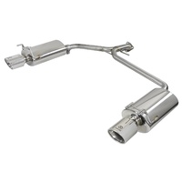 Takeda 2-1/4" to 1-3/4" 304 Stainless Steel Axle-Back Exhaust System (Accord Sport Sedan 13-17)
