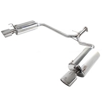 Takeda 2-1/4" to 1-3/4" 304 Stainless Steel Axle-Back Exhaust System (Accord Coupe 13-17)