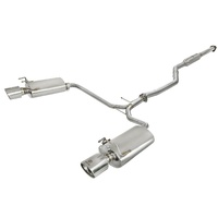 Takeda 2-1/2" to 1-3/4" 304 Stainless Steel Cat-Back Exhaust System (Accord Coupe 13-17)