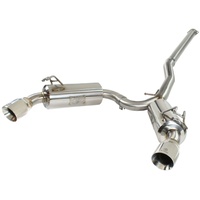 Takeda 3" to 2-1/2" 304 Stainless Steel Cat-Back Exhaust System (EVO X 08-15)