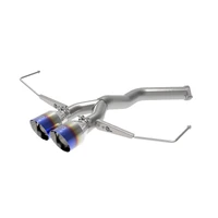Takeda 3" to 2.5" 304 Stainless Steel Axle-Back Exhaust System (Veloster R-Spec 19-20) Blue Flame Tips