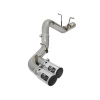 Rebel XD Series 4" 409 Stainless Steel DPF-Back Exhaust System (Silverado/Sierra 17-19)