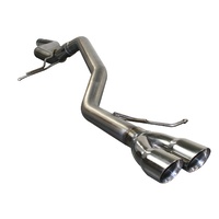 Large Bore-HD 2.5" 409 Stainless Steel Cat-Back Exhaust System (Jetta 11-14)