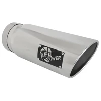MACH Force-Xp 5" 304 Stainless Steel Exhaust Tip - 5" In x 6" Out x 15" L Polished