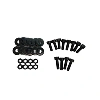 Seat Hardware Spacer Kit Side Mount - Black Zinc