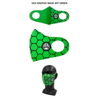Graphic Mask Super Power Flow Green Large