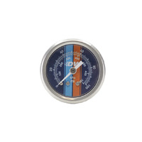 Mechanical Fuel Pressure Gauge 1/8 NPT  0-100 PSI 15 in Diameter Blue Face