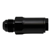 8AN to 1/2 EFI Quick Connect Adapter Anodized Matte Black