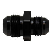 10AN to 8AN Reducer Straight Anodized Matte Black