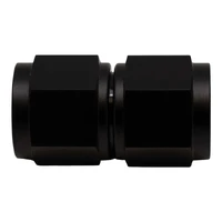 10AN to 10AN Coupler Anodized Matte Black