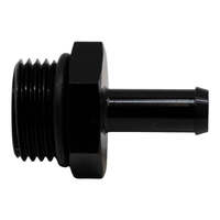 8AN  to 5/16  Barb Fitting Anodized Matte Black