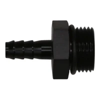 10AN to 5/16 Triple Barb Fitting Anodized Matte Black