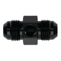 8AN Male Flare Gauge Adapter with 1/8" Gauge Port