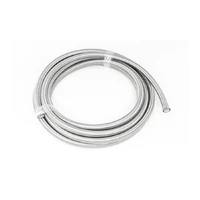 8AN Stainless Steel Double Braided PTFE Hose - 20 Feet