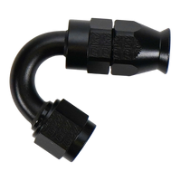 6 AN Female Flare Swivel (Incl Ferule/Olive) 150-degree Hose End PTFE