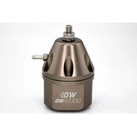 DWR2000 Adjustable Fuel Pressure Regulator - Dual -10AN Inlet/-8AN Outlet - Titanium