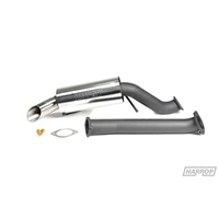 Rear Section Exhaust - Aftermarket Rear Bar (Y62 Patrol)