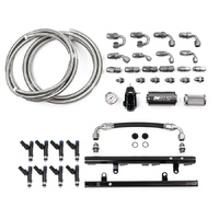 LS1/LS6 Fuel Rails w/Crossover, 780cc/min Injectors + Full Return Plumbing Kit (Camaro 98-02)
