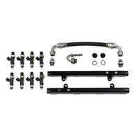Coyote 5.0 Fuel Rails w/Crossover + 1000cc/min Injectors (Mustang/F-150 11-17)