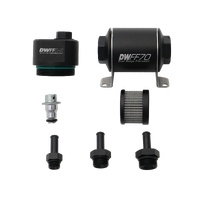 DWFFR-X 70mm Billet Fuel Filter Regulator, 10 Micron with 3/8in Fittings