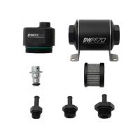 DWFFR-X 70mm Billet Fuel Filter Regulator, 10 Micron with 5/16in Fittings