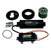 In-Tank Pump Adapter + DW650iL Brushless 650lph Fuel Pump, for 3.5L Surge Tank
