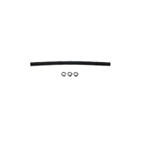 Special Convoluted Tubing, 230mm Length x 8mm ID Side 1 x 10mm ID Side 2, Black