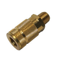 Air Fitting - 1/4" Male Thread Coupler - Ryco Type - 104 Series