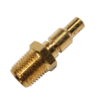 Air Fitting - 1/4" Male Thread Plug - Jamec Type - 105 Series - Box of 2