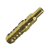 Air Fitting - 3/8" Hose Tail Barb & Hose Clamp - Jamec Type - 105 Series