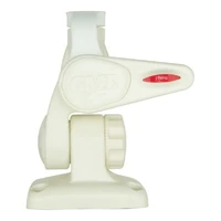 Double Swivel Rectangular Antenna Base Suit AW36 Whips  - White