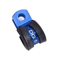 Cushioned P-Clamps 7/16" 11.1mm I.D - Suits -6AN 200/250 Series. Sold as a 5 Pack