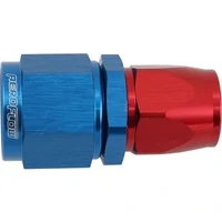 Teflon Style One Piece Straight Stepped Hose End -8AN to -6 Hose Suits 200 & 250 Series Hose