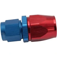 Teflon Style One Piece Straight Stepped Hose End -8AN to -6 Hose Suits 200 & 250 Series Hose