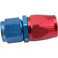 Teflon Style One Piece Straight Stepped Hose End -8AN to -10 Hose Suits 200 & 250 Series Hose