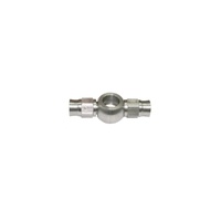Stainless Steel -3AN Double Banjo Hose End Eye 10mm - 3/8